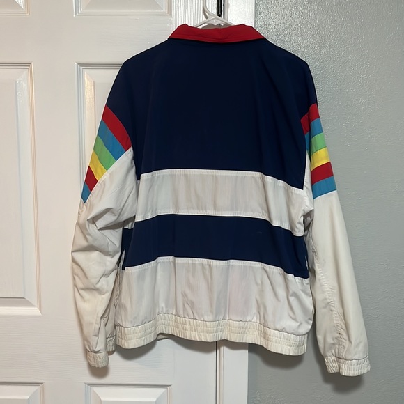 Vintage 80s-90s Lavon Sportswear Unisex Windbreaker Color Blocked Jacket - Picture 2 of 16